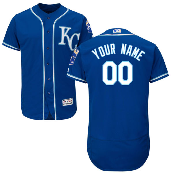 Men's Kansas City Royals Flex Base Custom Jersey MLBC0059